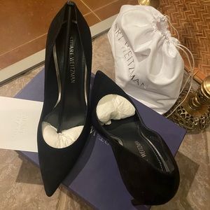 NWT Suede Stuart Weitzman CuRvia Pumps